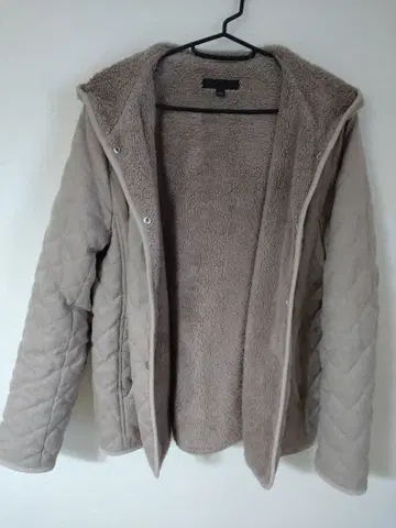 유니클로 보아 플리스 후드티 자켓 L