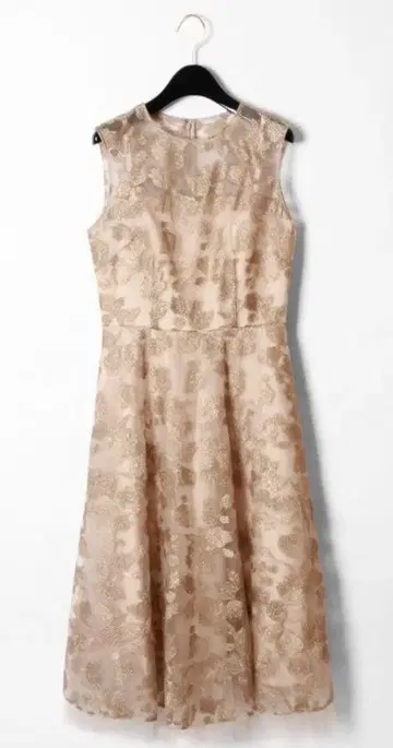 GRACE CONTINENTAL 튤 드레스 (전체 라메 자수)