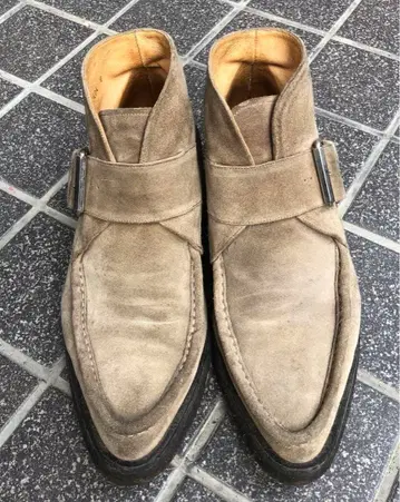 CESARE PACIOTTI 처카 부츠 8 스웨이드 베이지 이탈리아