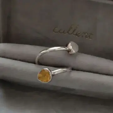 비쥬맘 트윈 하트 반지