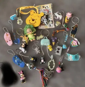 아크릴 키링 세트 약 30개