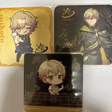 시쿠포니 미코토 군 카페 코스터 3장 세트