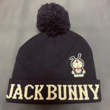 JACK BUNNY 도라에몽 니트 모자 네이비