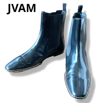JVAM 제이비엠 사이드 고어 부츠 가죽 사이즈 39 블랙