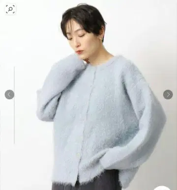 OPAQUE.CLIP 가디건 샤기 니트 가디건 [ 세탁기 사용 가능 ]