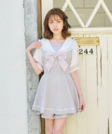 LIZLISA 세일러 카라 셋업