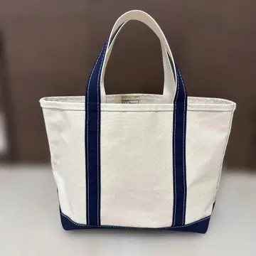 L.L.Bean 토트백 USA 내추럴 네이비 M