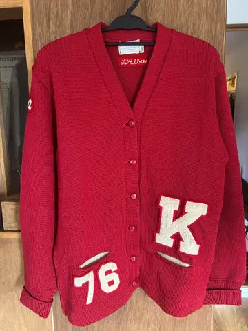 40s~50s 레터드 가디건