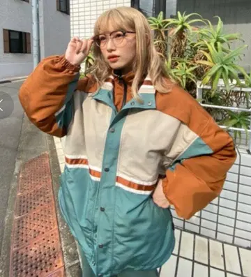 DOUBLE NAME 리버서블 라인 블루종