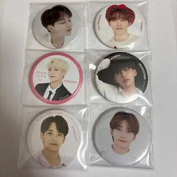 JEONGHAN 캔뱃지 SEVENTEEN CAFE 세트