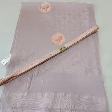 세련된 새상품 순수 실크 오비와 허리띠 세트 재고 처분 상품 0281