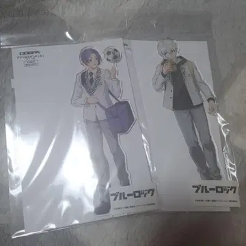 블루 록 화이트 보물 아크릴 스탠드 대 나기 세이시로 미카게 레오