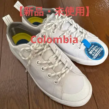 [ 새상품 미사용 ] 컬럼비아 OMNI-TECH 화이트 캔버스 스니커즈