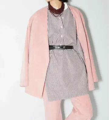 CITYSHOP 스트라이프 긴팔 오버 사이즈 셔츠