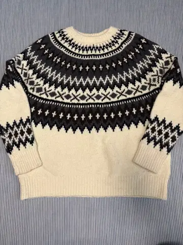 niko and - 페어아일 패턴 니트 스웨터 사이즈 3