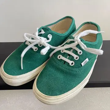 VANS 그린 스웨이드 로우컷 스니커즈
