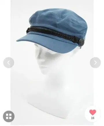 블랙 장식 코드 워시드 데님 마린캡 ZOZO 블루 y2k