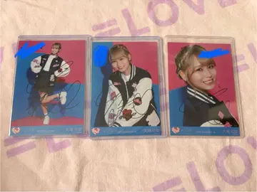 오바 하나 친필 바시티 자켓 컴프