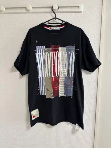 Something Light 패치워크 T셔츠 블랙