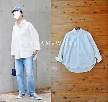 FRAMeWORK 프레임워크 코튼 레귤러 카라 셔츠 5