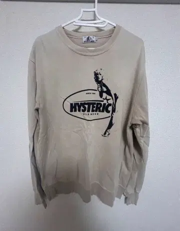 HYSTERIC GLAMOUR 베이지 맨투맨 M