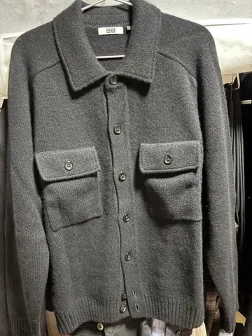 유니클로 U 니트 자켓