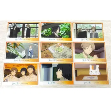 나츠메 우인장 and GALLERY 장면 사진 아크릴 엽서 9종 세트