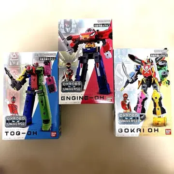 3종 세트 DX 로보 유니버스 엔진오 토큐오 고카이오