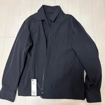 GU 남성용 집업 유틸리티 셔츠 M 블랙