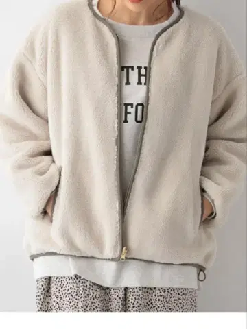 글로벌 워크 리버서블 보아 블루종