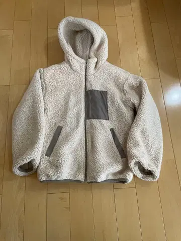 OUTDOOR 플리스 자켓 M 크림색