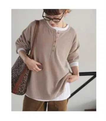 [ Spick and Span ] 헨리넥 풀오버 2장 세트 베이지