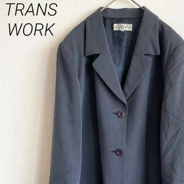 TRANS WORK 테일러드 자켓 포켓 부착 심플 빅