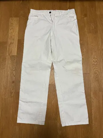 Dickies 화이트 페인터 팬츠