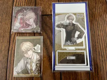 잘생긴 남자 빌런 다리우스 아크릴 스탠드 아크릴 블록 트레이딩 카드 세트