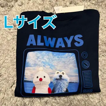 GU 헤비웨이트 맨투맨 풀오버 퍼펫 순순 네이비 L