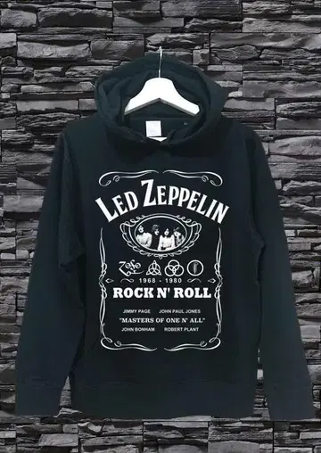 배송비 포함 새상품 LED ZEPPELIN 후드티 가을/겨울! 레어 XL