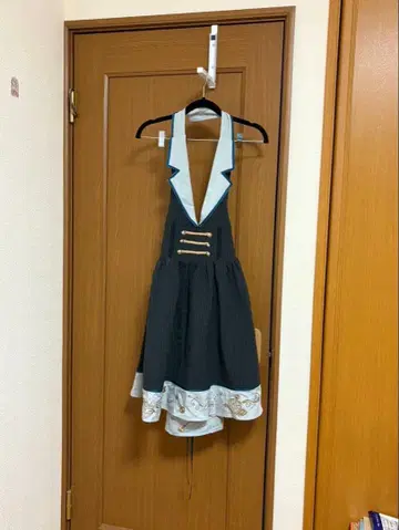 새상품 Axes 베스트풍 홀더 원피스 블랙 리본