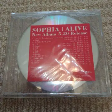 초레어 레어 SOPHIA ALIVE 샘플반 밴드 CD