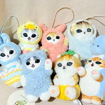 모프 샌드 봉제 인형 키링 스트랩 묶음 판매 인형옷