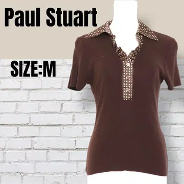 새상품급 Paul Stuart 폴 스튜어트 상의 피케 셔츠 반팔