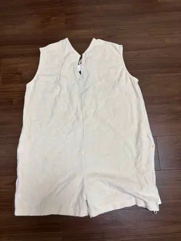 Searoomlynn 벨로아 리본 숏 올인원 M 사이즈 아이보리