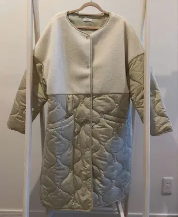 ITEMS URBAN RESEARCH 퀼팅 롱 코트