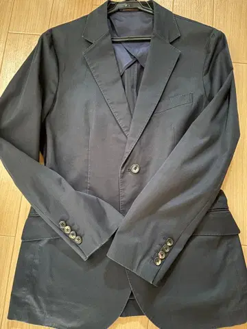 네이비 테일러드 자켓 폴스미스