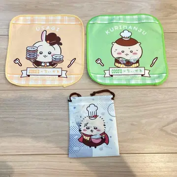 코코스 치이카와 (먼작귀) 미니 타월과 복조리