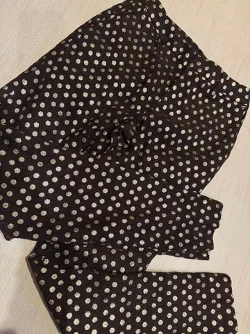 S.C. ANDREWS 도트 무늬 팬츠 M