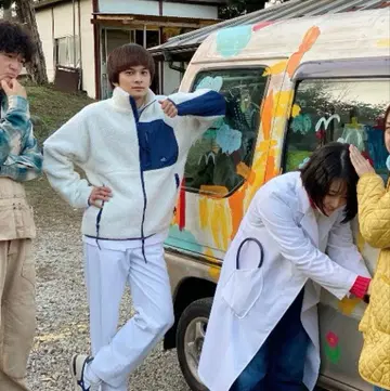 키타무라 타쿠미 착용 BAYFLOW 플리스 자켓