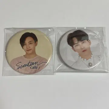 SEVENTEEN 카페 세트 2017 캔뱃지 정한