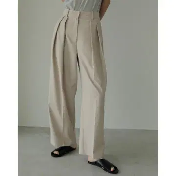 anuke Tuck Twill 팬츠 베이지 38