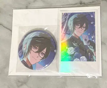 니지산지 시키나기 아키라 생일 굿즈 2024 캔뱃지 & 폴라로이드